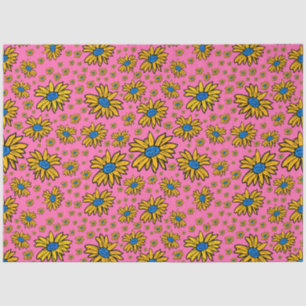 Hübsche Milchprodukte Gelb Blau Pink Seidenpapier