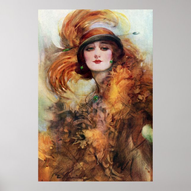 Hübsche Mode der 20er Jahre Poster (Vorne)