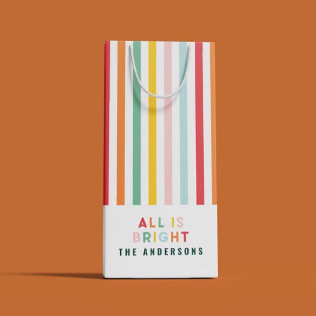 Hübsche moderne minimalistische Weihnachtszeit Kleine Geschenktüte (Von Creator hochgeladen)