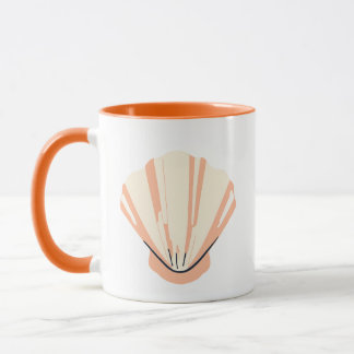 Hübsche Muschel Tasse