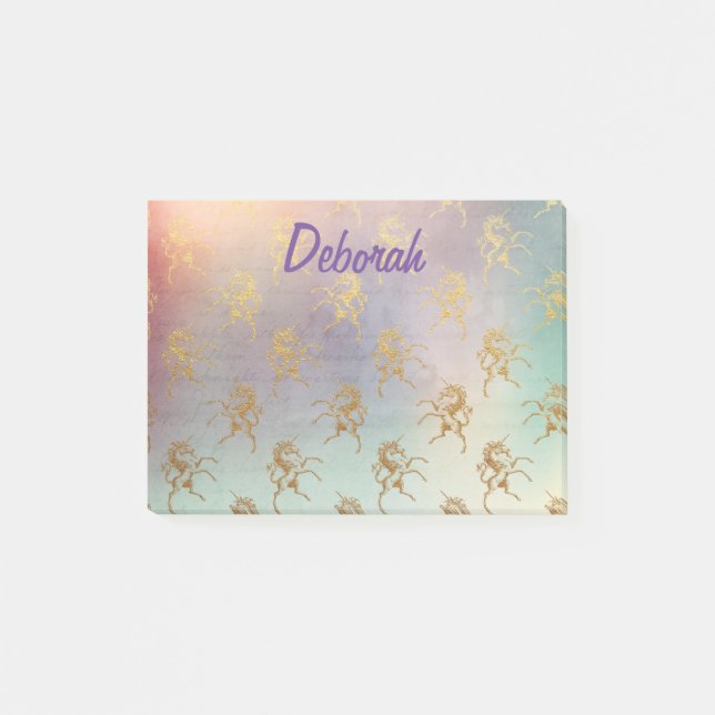 Hübsche mystische Hörner Post-it Klebezettel (Vorderseite)