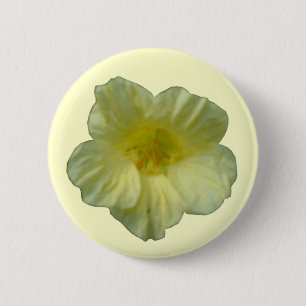 Hübsche Nasturtium-Blume Button