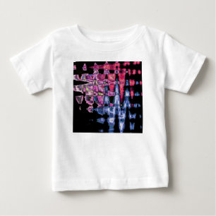 Hübsche Niedliche Lila Asche Grau- und Schwarzwass Baby T-shirt