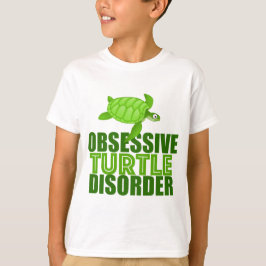 Hübsche, obsessive Schildkrötenkrankheit Kinder T-Shirt