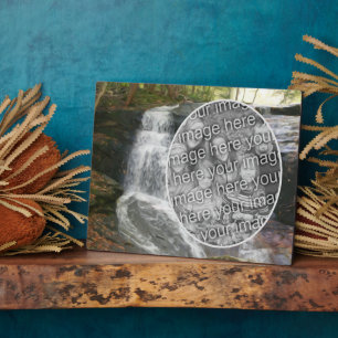 Hübsche Ölgemälde im Wasserfall ergänzen Ihr eigen Fotoplatte