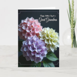 Hübsche Oma Blumenkarte Karte