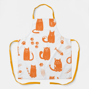 Hübsche orange Katze Liebhaber Küchenschürze Schürze