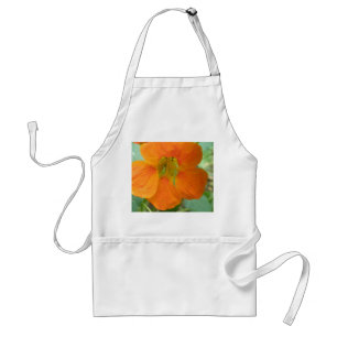 Hübsche Orange Nasturtium-Schürze Schürze