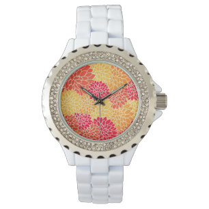Hübsche Orange Watch Armbanduhr