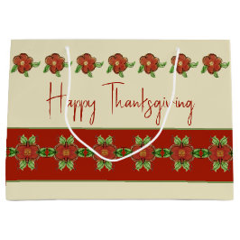 Hübsche Orangenblüte akzentriert Große Geschenktüte