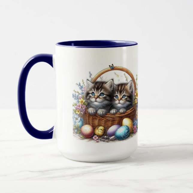 Hübsche OsterKätzchen Tasse (Links)