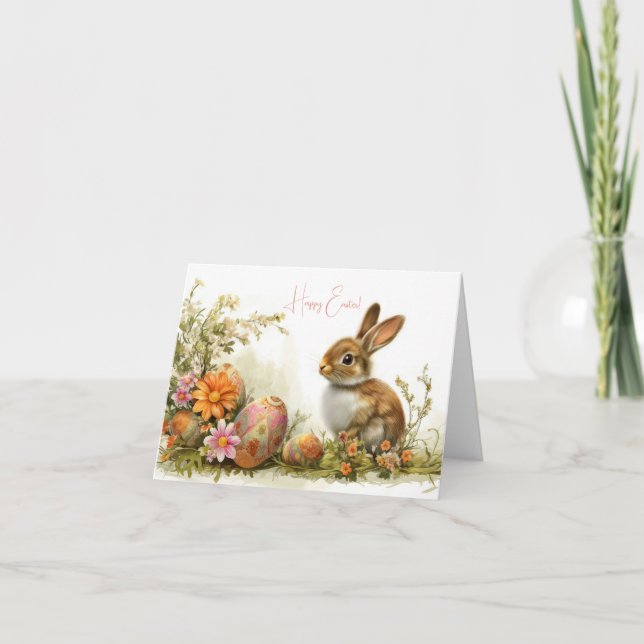Hübsche Ostersonnenkarte Karte (Vorderseite)