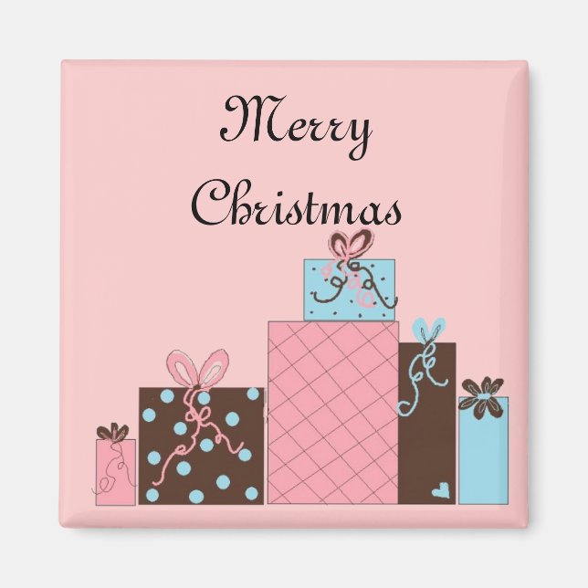 Hübsche Pakete Magnet (Vorne)