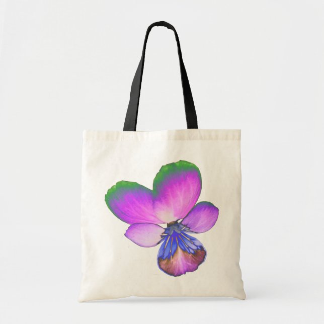 Hübsche Pansy Tote Bag Tragetasche (Vorne)