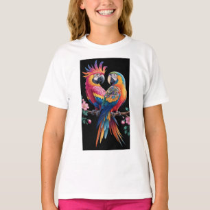 Hübsche Papageien T-Shirt