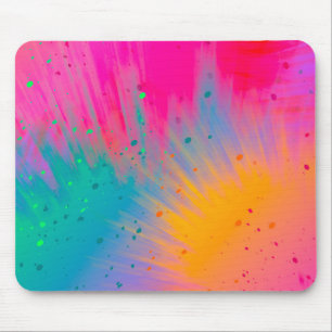 Hübsche Pastel Abstrakt gefärbt Mousepad