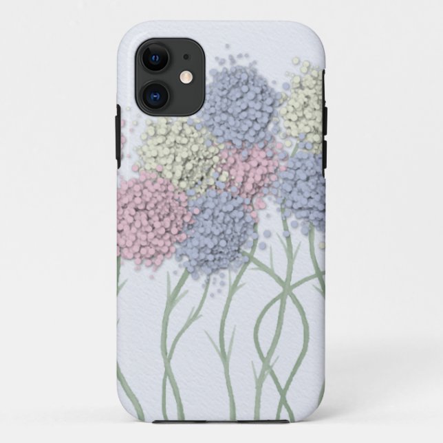 Hübsche Pastel-farbige Blume Case-Mate iPhone Hülle (Rückseite)