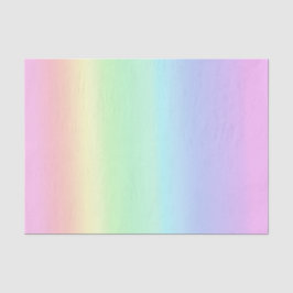 Hübsche Pastel Rainbow Gradient Seidenpapier