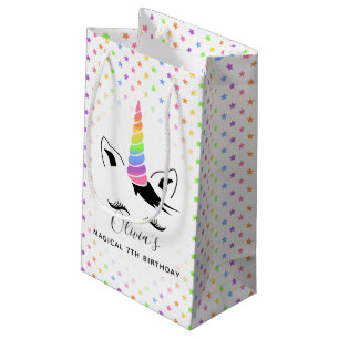 Hübsche Pastel Unicorn Geburtstagsparty Kleine Geschenktüte