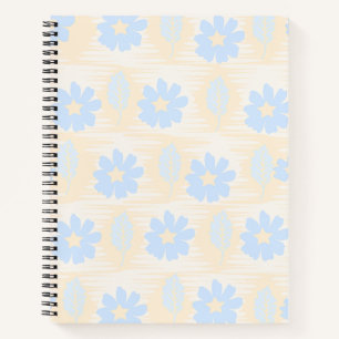 Hübsche Pastell Blue Floral Notizbuch