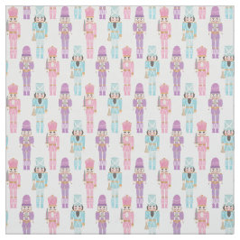 Hübsche Pastell Nutcracker Soldiers Holidays Handw Stoff