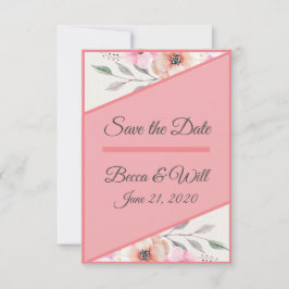 Hübsche Pastell-Petalen Save The Date