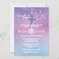 Hübsche Pastelle Ballett Tanz, Tänzer Bat Mitzvah