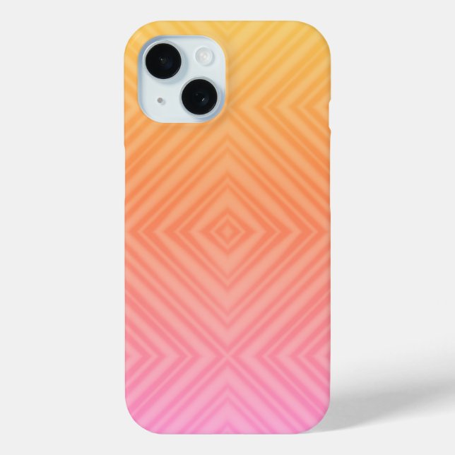Hübsche Pastelle Hypnotic Diamond Moderner Pop Kun Case-Mate iPhone Hülle (Rückseite)