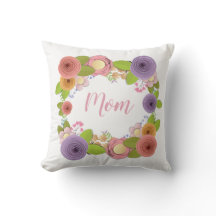 Hübsche Pastelle Muttertagsrahmen auf Weiß