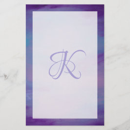 Hübsche Pastelle | Niedlich Pink Cloud Lila Blue S Briefpapier