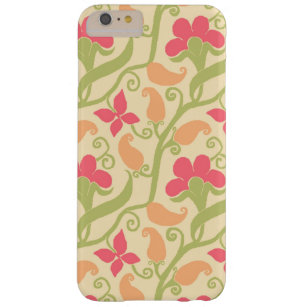 Hübsche PastellfarbBlumen und Paisley-Muster Barely There iPhone 6 Plus Hülle