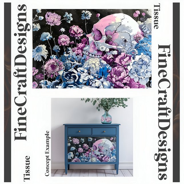 Hübsche Pastelltülle und Blumendekoupage rechts 14 Seidenpapier (Von Creator hochgeladen)