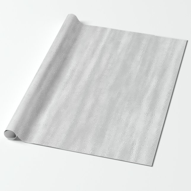 Hübsche Pearl Stripe Texture Wedding Geschenkpapier (Ungerollt)
