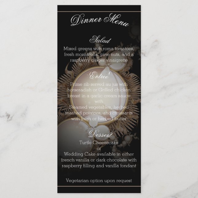 Hübsche Perlen auf der Karte (Vorderseite)