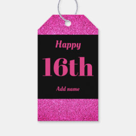 hübsche personalisierte Geburtstagsgeschenk-Tags 1 Geschenkanhänger