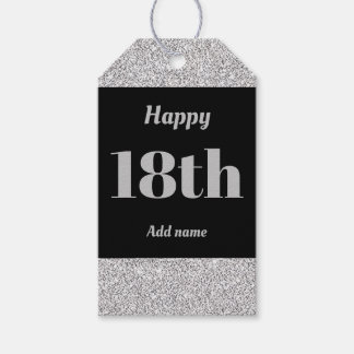 hübsche personalisierte Geburtstagsgeschenke 18. Geschenkanhänger