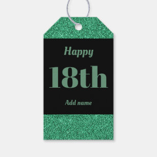 hübsche personalisierte Geburtstagsgeschenke 18. Geschenkanhänger