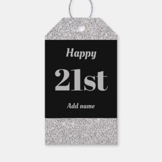 hübsche personalisierte Geburtstagsgeschenke 21. Geschenkanhänger