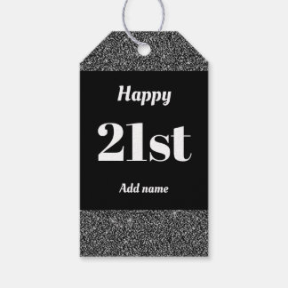 hübsche personalisierte Geburtstagsgeschenke 21. Geschenkanhänger