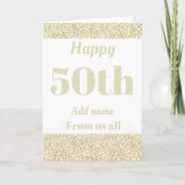 Hübsche personalisierte Geburtstagskarte von uns a Karte