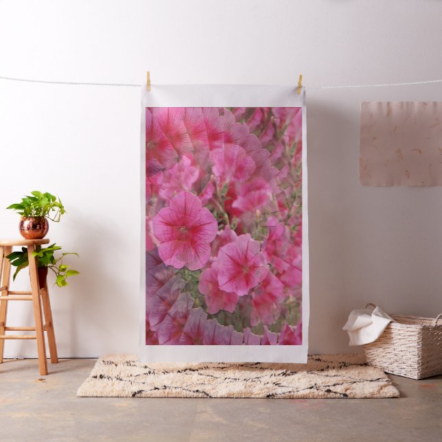 Hübsche Petunias...... Stoff (Beispiel)