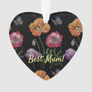 Hübsche Pflöten auf der Mum für die Schwarze Wasse Ornament