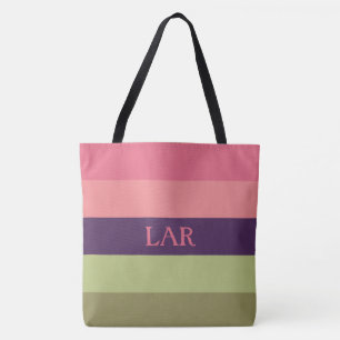 Hübsche Pfosten Monogramm-Papiertüte