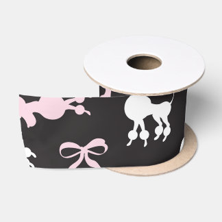 Hübsche Phantastische Poodles Satinband