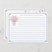 Hübsche Pink & Blue Babyduschberatung für Mama Car