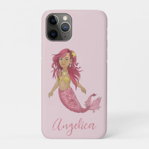 Hübsche Pink Kleine Meerjungfrau Case-Mate iPhone Hülle