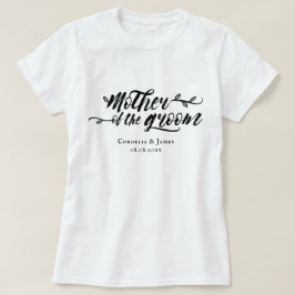 Hübsche Pinselskriptmutter des Grrom T-Shirt