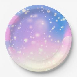 hübsche Platte Pappteller