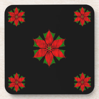 Hübsche Poinsettias Untersetzer