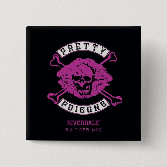 Hübsche Poisons Button (Vorderseite)